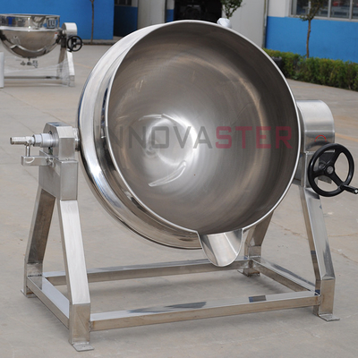 전기 / 증기 / 오일 난방 자동 요리 냄비 믹서 끓는 냄비  Jacketed kettle with scraper