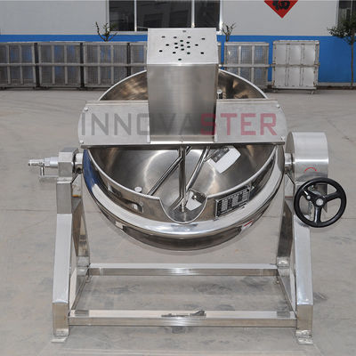 자동 증기 난방 월 케이크 채우기 요리 믹서 설탕 시럽 보일러 재킷 켈