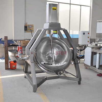 100L-500L 산업용 증기/전기/오일 요리 믹서 냄비  Jacketed kettle with agitator