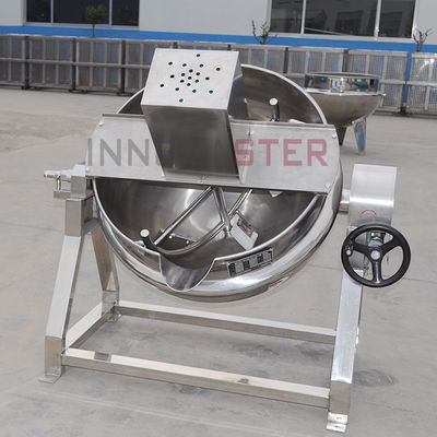 채소 가공 공장에서 커리 페이스트를 만드는 산업용 전기 보일러