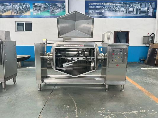 호텔 진공 조동 수평 재킷 뚱뚱한 액체 농도를 위한 요리 보일러