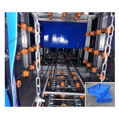 자동 증기 물 베이커리 바구니 상자 세탁 터널 18kw 전압 380/480V
