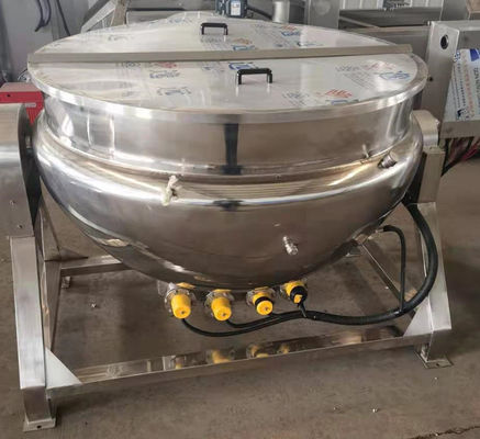 자동 불 요리와 혼합 기능을 위한 상업용 자켓 케이틀 강철 냄비