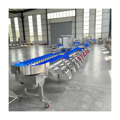 식품 산업 장비 2500W 치킨 발 발의 자동 무게 분류 기계