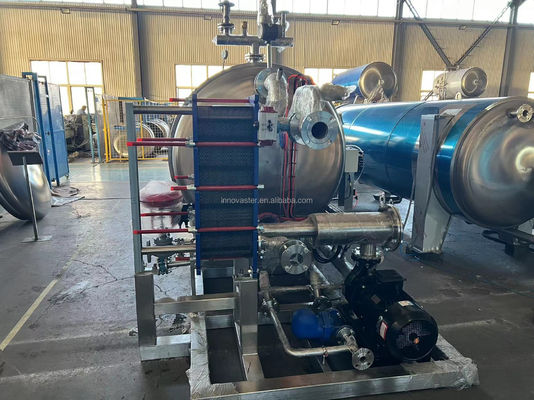 육류 밀라리 재배 및 자동 팩 조작용 두 배 배기 수평 살균기