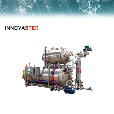 2100 KG 용량 식료품 가공용 살균 리토르트 오토클라브 380V 성능