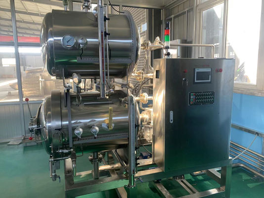 실린더 압력 용기 산업 살균을 위한 톤어 생선 오토클래브 기계