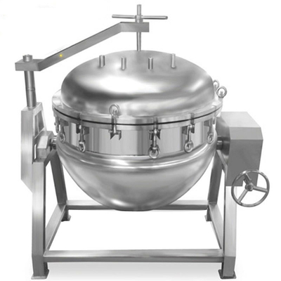 고압 기울기형 Jacketed Kettle 야채 가공 공장 최고의 선택