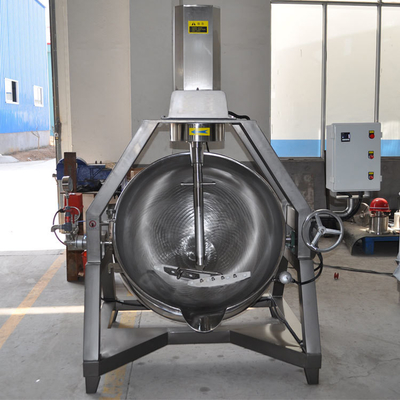 615KG 대형 생산용 믹서 애기레이터와 함께 반 자동 Jacketed Kettle