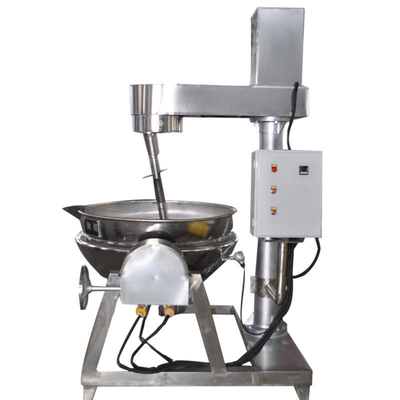 615KG 대형 생산용 믹서 애기레이터와 함께 반 자동 Jacketed Kettle