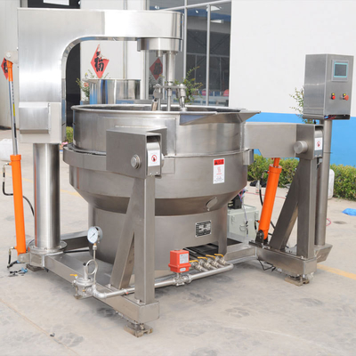 무게 615kg 산업 자동 기울기 행성 다중 조화장 Jacketed Kettle