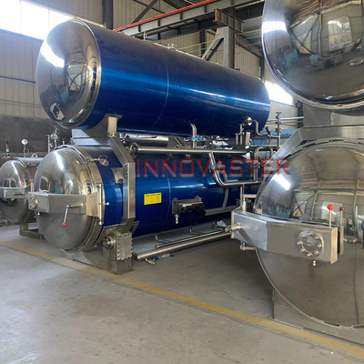1KW 풀 워터 몰입 트롤리 파스테루라이저 오토클라브 버섯 재배 2100 KG
