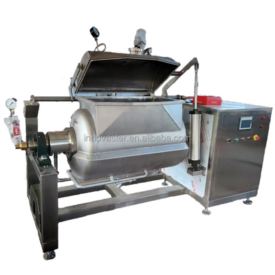 615KG 식품 가공 장비 SUS 316L 진공 없는 수평  Jacketed Kettle