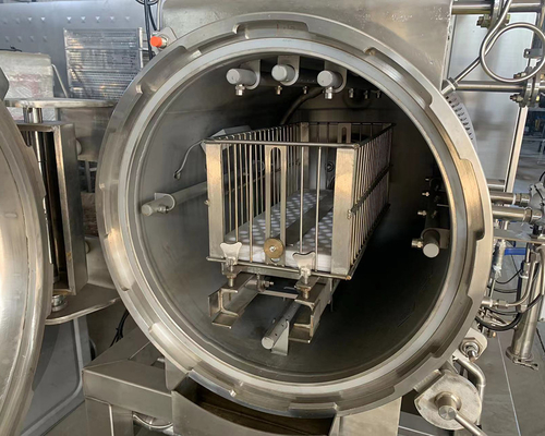 모든 종류의 포장 식품 상점 자동 다기능 파일럿 리토트 30KW 전력
