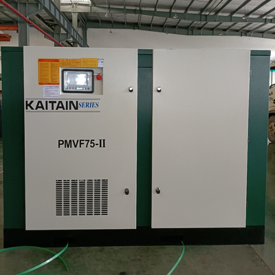 공기유유 75kw 100HP 영구 자석 인버터 두 단계 나사 공기 압축기